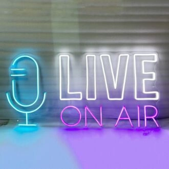 Customize Live On Air Microphone: Illuminate Your Broadcasting Space