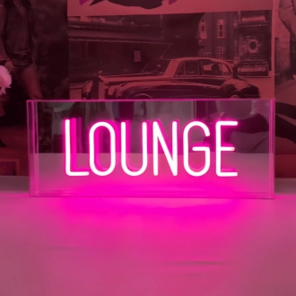 Lounge Vibrant Neon Sign for Your Ultimate Relaxation Space