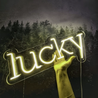 Lucky Neon Sign: Fortunate Charms Illuminated