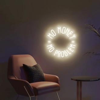 More Money, More Problems: Neon Sign for the Hustlers