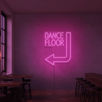 Customize Dance Floor Neon Sign