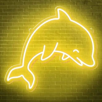 Cute Dolphin Neon Sign