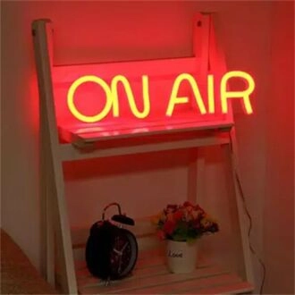 Brighten Your Office, Store, or Home Studio with On Air Business Themed LED Neon Sign.