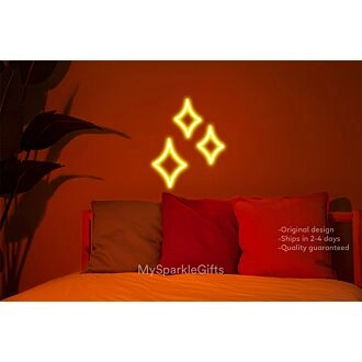 Brighten Up Your Space: Original Sparkles LED Neon Sign Perfect for Home Decor, Office Ambiance, and Festive Celebrations