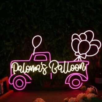Palowa's Balloon Car Neon Sign from 30inch