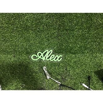 Brighten Your Special Moments: Personalize Custom Alex LED Neon Sign for Weddings, Home Decor, and Trendy Bars.
