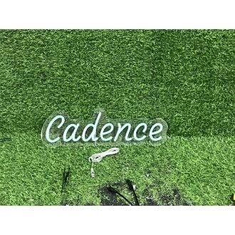 Enhance Any Space from Bars to Weddings with the Personalize Custom Cadence LED Neon Sign.