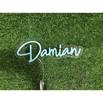 Bring Your Space to Life: Personalize Custom Damian LED Neon Sign for Home, Office, Bar, and Wedding Ambiance.