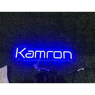 Brighten Up Your Space: Personalize Custom Kamron LED Neon Sign for Weddings, Bars, and Home Decor.