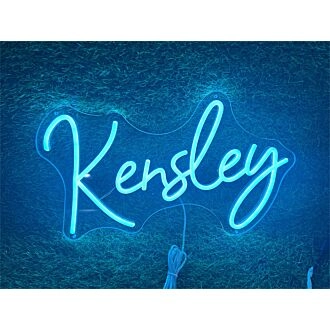 Brighten Your Space: Personalize Custom Kensley LED Neon Sign for Bars, Weddings, and Home Decor