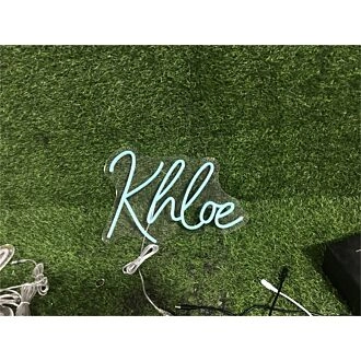Brighten Up Your Space: Personalize Custom Khloe LED Neon Sign for Weddings, Bars, and Home Decor
