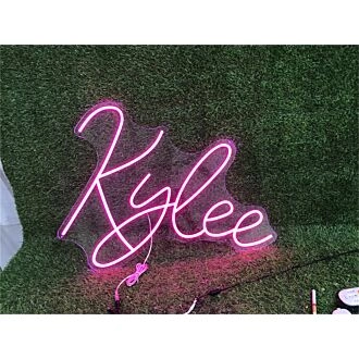 Brighten Your Space: Personalize Custom Kylee LED Neon Sign for Weddings, Bars, and Office Decor.