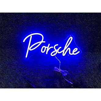 Brighten Up Your Space: Perfect for Home Garage, Office, or Man Cave Decor with Personalize Custom Porsche LED Neon Sign.
