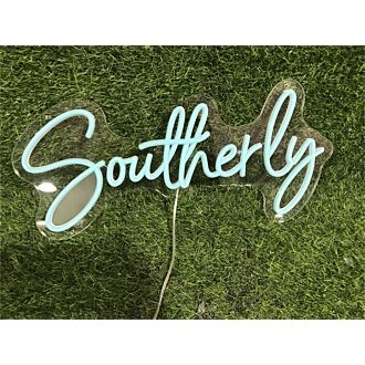 Brighten Up Your Space: Personalize Custom Southerly LED Neon Sign for Home, Office, Stores, Bars, Weddings, and Parties