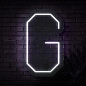 Brighten Up Your Space: Perfect for Weddings, Bars, and Home Decor - Personalized Initial Letter G LED Neon Sign