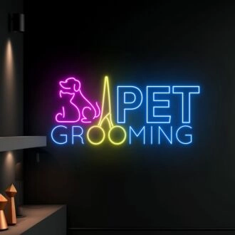 Pet Grooming Led Neon Sign Dog Cat Spa Decor Led Neon Sign Dog Cat Spa Led Light