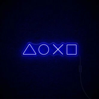 Playstation Neon Sign for Gamers