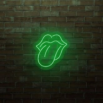 Pop Tongue LED Sign