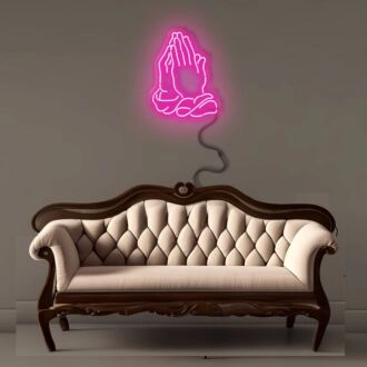 Praying Hands Neon Signs