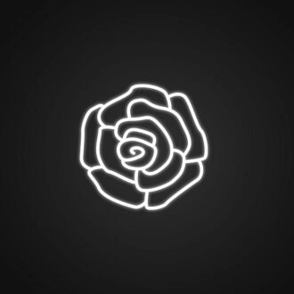 Pretty Rose Neon Sign for Romantic and Elegant Decor