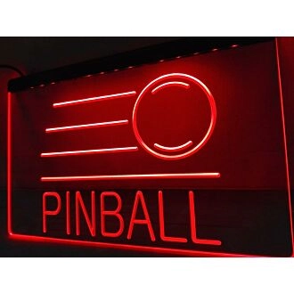 Pinball Hanging Neon Sign