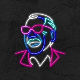 Ray Charles Neon Sign