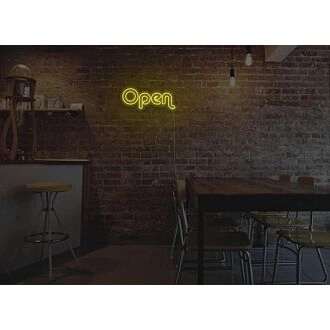 Retro Open Neon Sign for Businesses and Shops