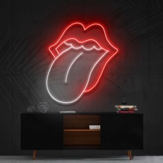 Rolling Stones Multicolour Neon Sign for Music Lovers and Fans