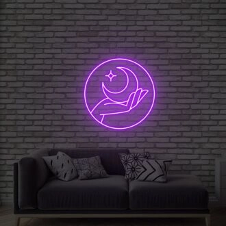 Elevate Your Space: Sailor Moon Fans Art Holding The Moon Neon Sign Perfect for Home Decor, Office Ambiance, and Anime-Themed Celebrations