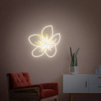 Elevate Your Space: Sakura Led Neon Sign Brings Cherry Blossom Elegance to Home Decor, Weddings, and Restaurants.