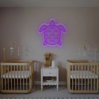 Brighten Up Your Child's Space or Add a Whimsical Touch to Ocean-Themed Parties with Sea Turtle For Kid Room LED Neon Sign.