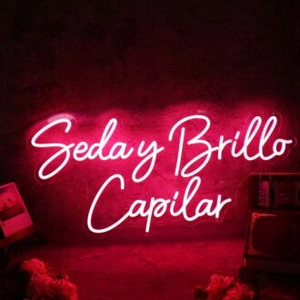 Seday Brillo Capilar Red Neon Sign