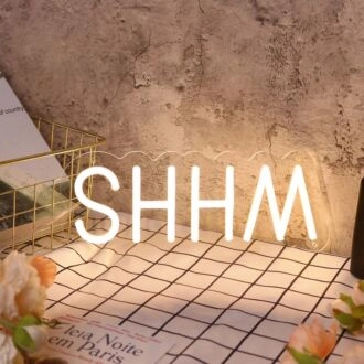 SHHM Yellow Neon Sign