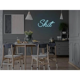 Elevate Your Bar, Office, or Party Ambiance with the Shit LED Neon Sign