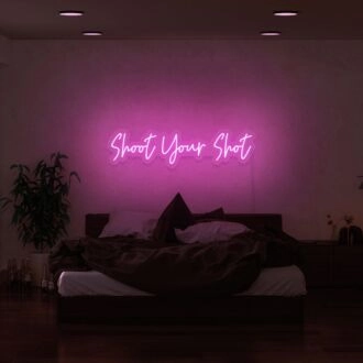 Shoot Your Shot Neon Sign