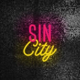 Sin City Neon Sign for Las Vegas Themes