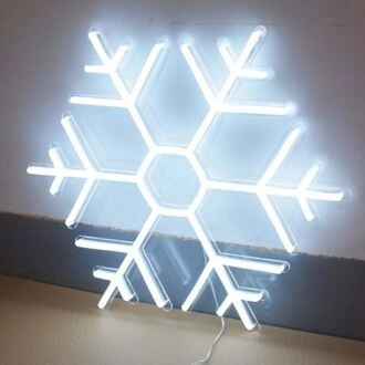 Snowflake 2 Neon Sign