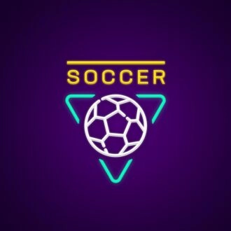 Soccer Neon Sign for Sports Fans