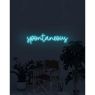Spontaneous Neon Sign