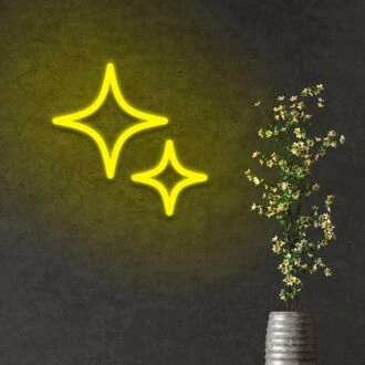 Star Sparkle Neon Sign for Fun and Festive Decor