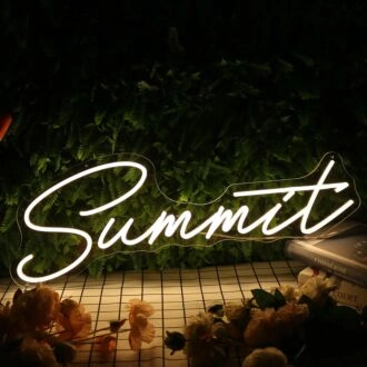 Summit Yellow Neon Sign