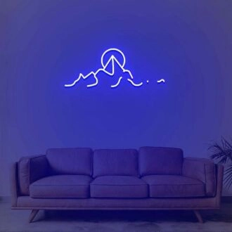 Sunrise In The Hills Neon Sign