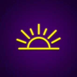 Sunset Neon Sign for Nature Inspired Decor