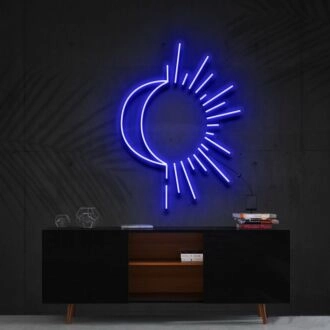 Sunshine Moonshine Neon Sign for Whimsical and Playful Decor