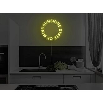 Sunshine State Of Mind Neon Sign for Positive and Happy Spaces