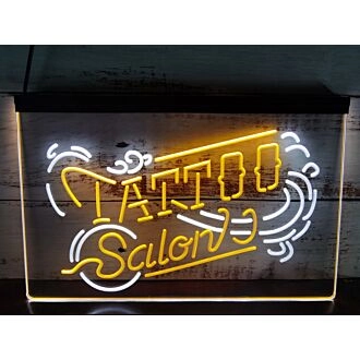 Tattoo Salon Indoor Dual LED Neon Sign for Tattoo Studios