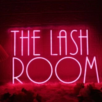 The Lash Room Red Neon Sign