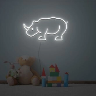 The Rhino Line Neon Light Signs Custom Neon Sign For Wedding Bar Party Decoration