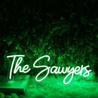 The Sawyers Green Neon Sign