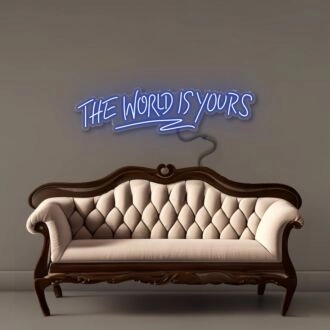 The world is yours Led Neon